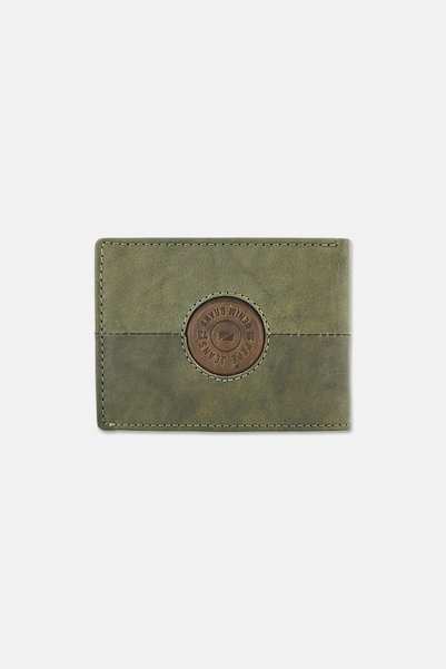 Pepe Jeans Men Brand Logo Wallet, Olive
