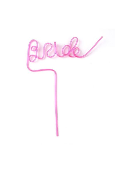 DAMUR Plastic Straw, Innovation, Bride Model, Wedding Theme, Diameter 0.5 cm,...