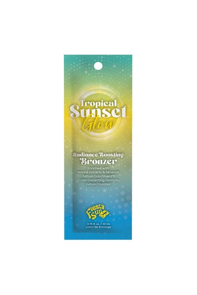 Fiesta Cremă pentru solarium Tropical Sunset Glow, Loțiune bronzantă pentru i...