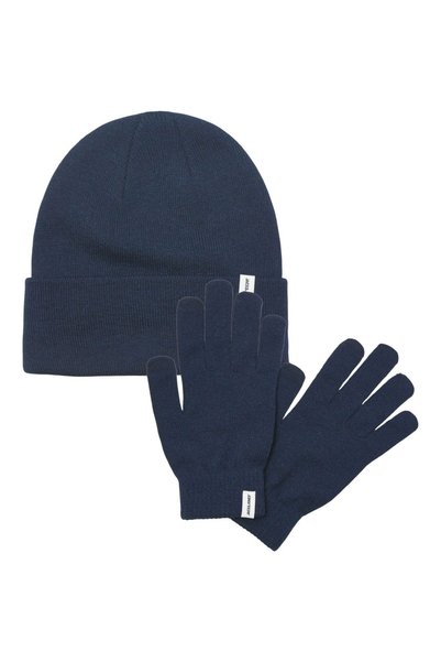 Jack & Jones Set cadou JACK & JONES Cooper Căciulă și Mănuși - 12289070 - Bla...