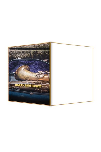OEM Felicitare Aniversare Taraf Antic din Alama, Design Retro, 13.3x19.4 cm