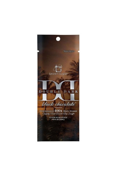 Brown Sugar Cremă pentru solarium Double Dark Black Chocolate 400X cu bronzan...