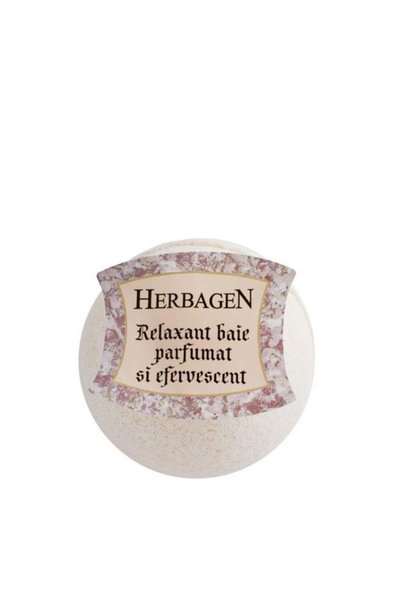 Herbagen Relaxant de Baie Bath Bomb Parfumat si Efervescent Herbagen, 80 g