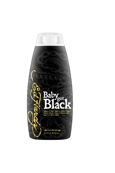 Ed Hardy Cremă pentru solar Baby Got Black, cu Acai Berry, Rodie, pentru o br...