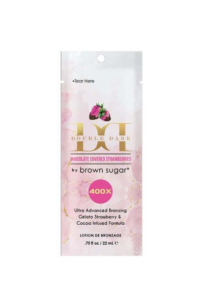 Brown Sugar Cremă pentru solar, căpșuni acoperite cu ciocolată neagră dublă 4...
