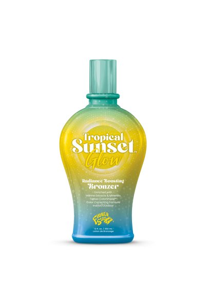 Fiesta Cremă pentru solarium Tropical Sunset Glow, Loțiune bronzantă pentru i...