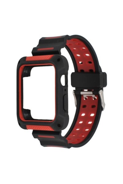 OEM XINCUCO Λουράκι Σιλικόνης με Πλαίσιο για Apple Watch Series 4/5 44 mm, Μα...