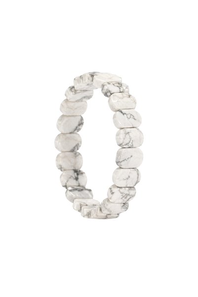 ALUULA Zawira Havlit Natural Stone Bracelet (Rectangular Cut)