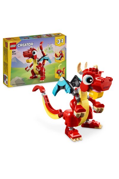 LEGO Creator 3in1 LEGO Creator 3-în-1 31145 Dragon Roșu