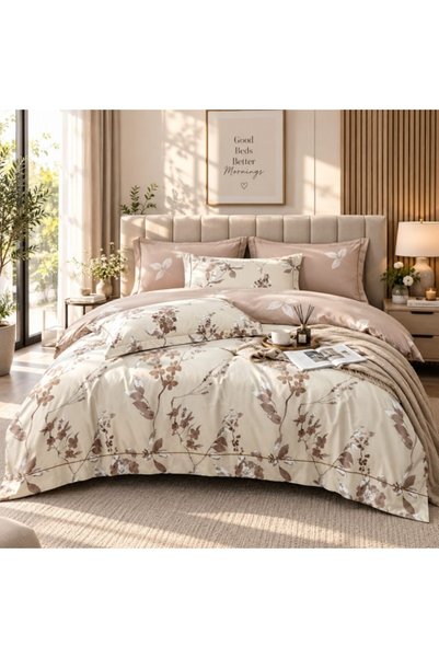 JOJO HOME Double Bed Linen, Fitted Sheet, Jojo Home, Luxury Finet, 6 pieces, ...