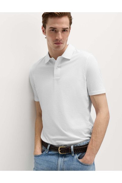 Marks & Spencer Tricou polo din jerseu de bumbac pur