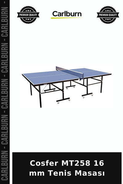 Carlburn Özel Seri MT258 16 mm Tenis Masası Merkezleri Turnuva Müsabaka