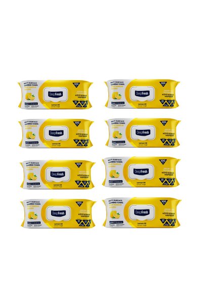 Deep Fresh Şerveţele umede pentru multisuprafeţe cu bicarbonat şi oțet Lemon ...