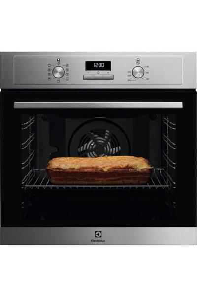 Electrolux EOF3H40X , Negru + Inox , Autocuratare cu aburi , A , 72 L , 9 Fun...