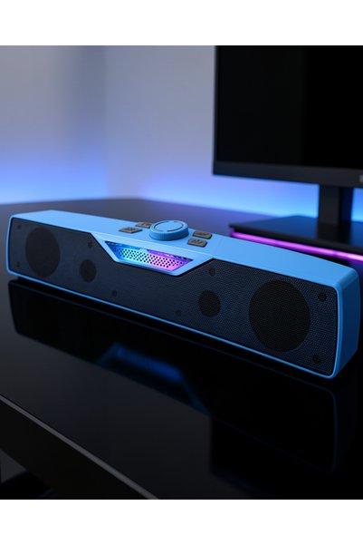 MİXPOİNT Masaüstü Soundbar Hoparlör RGB Işıklı bls86-2