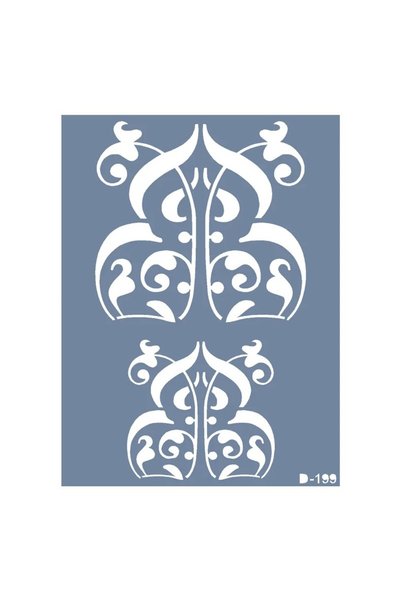 Cadence Boya D199 Border Model D Series Stencil 15x20 cm