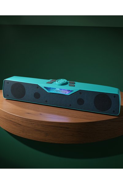 MİXPOİNT Masaüstü Soundbar Hoparlör RGB Işıklı bls86-1