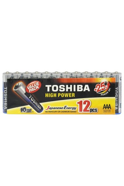 Generic Brand Set, Toshiba Baterii Alkaline R3 Aaa 12 buc /, High Power