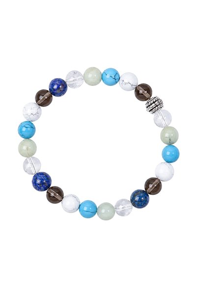 ALUULA Zawira Gally Temperament Natural Stone Bracelet (8mm Sphere Cut)