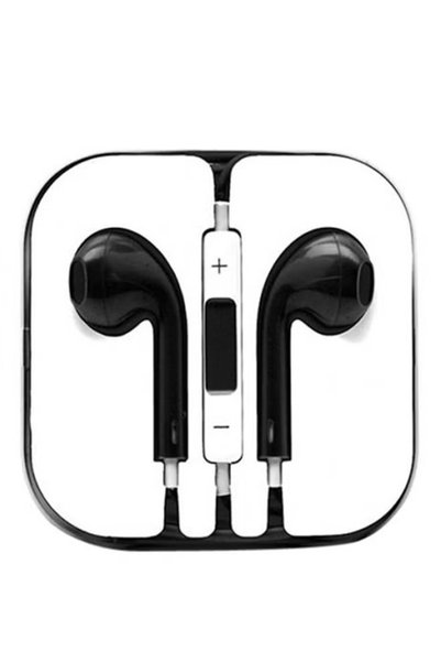 Generic 3.5mm In-Ear Earphone With Microphone Black