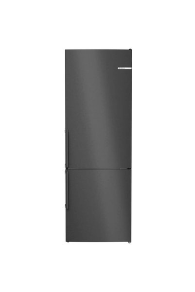 Bosch KGN49VXDT No Frost, 440 l, H 203 cm, Clasa D, inox negru