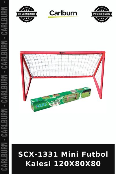 Carlburn Özel Seri SCX-1331 Mini Futbol Kalesi 120X80X80 Antrenman Bahçe Çocuk
