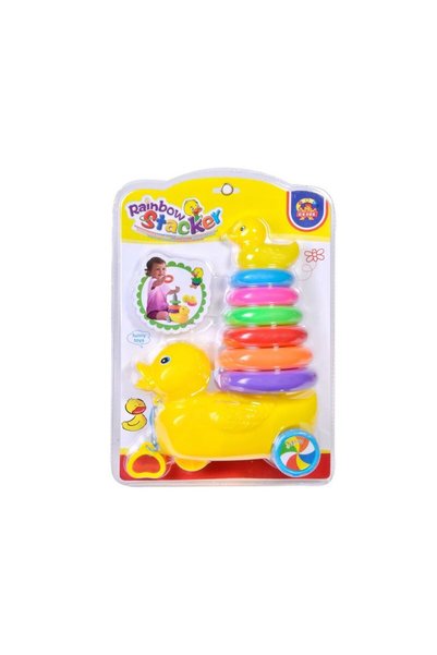 Jumbo Piramida de Impins Ratusca cu 6 Inele