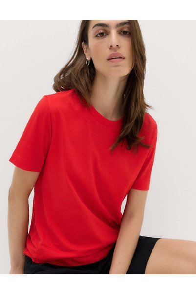 Marks & Spencer Tricou de zi cu zi din bumbac pur, cu guler rotund