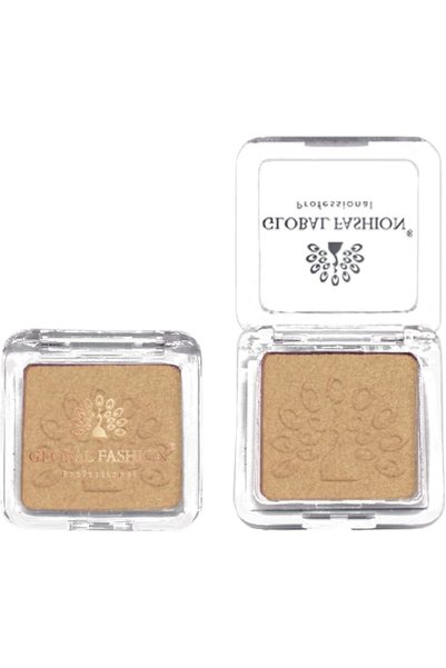 GLOBAL FASHION Professional 1-Color Eyeshadow Palette – Highly Pigmented Sing...