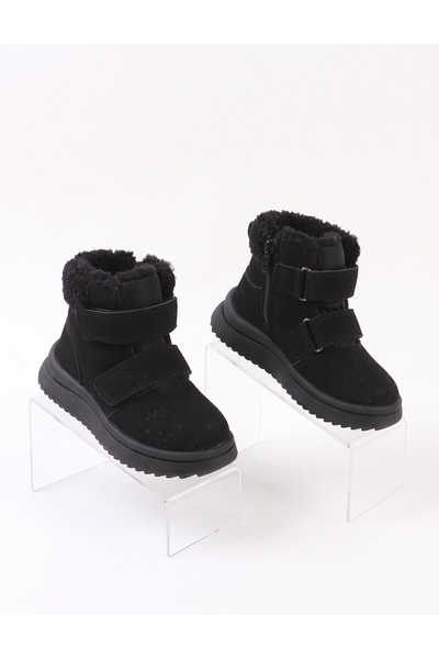 MiniKids Ghete imblanite fetite Hara Clibee, negru