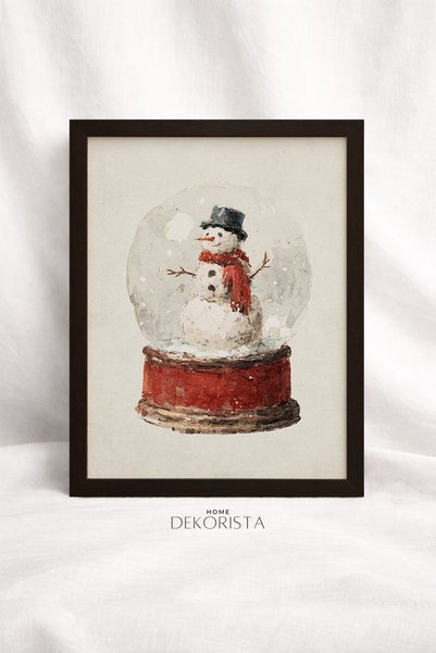 HOME DEKORİSTA Πίνακας με θέμα την Πρωτοχρονιά σε στυλ vintage χωρίς πλαίσιο,...