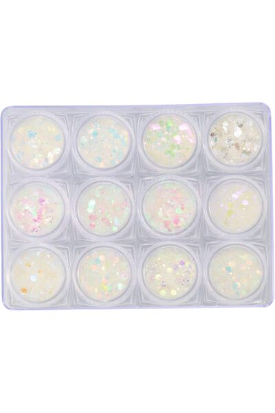 GLOBAL FASHION Professional Nail Glitter Art Decoration Powder for Design - 1...
