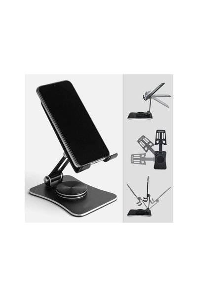 Jumbo Suport Metalic Rotativ pentru Telefon cu Inaltime Reglabila i-JMB