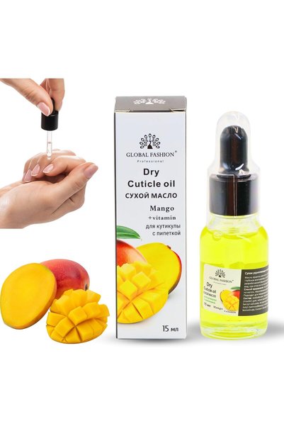 GLOBAL FASHION Professional Global Fashion Vitamin E Nail & Cuticle Oil – Str...