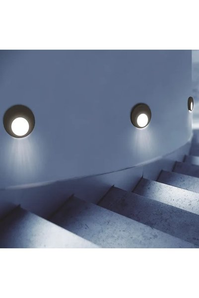 ZAMEL LED stair light Muna 0.56 W 6000 K 14 V IP44 aluminum