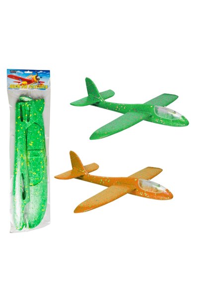 Robentoys Avion din polistiren, cu LED, 37x35 cm