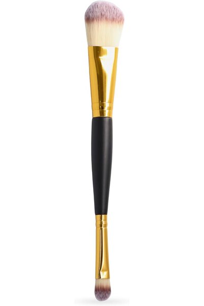 GLOBAL FASHION Professional Global Fashion Makeup Brush - Dual-Function Blush...