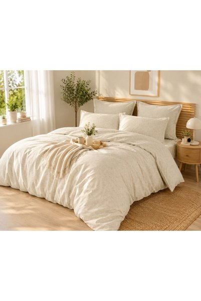 JOJO HOME Set de lenjerie de pat dublu, Jojo Home, Finet, Husă de pilotă cu 2...