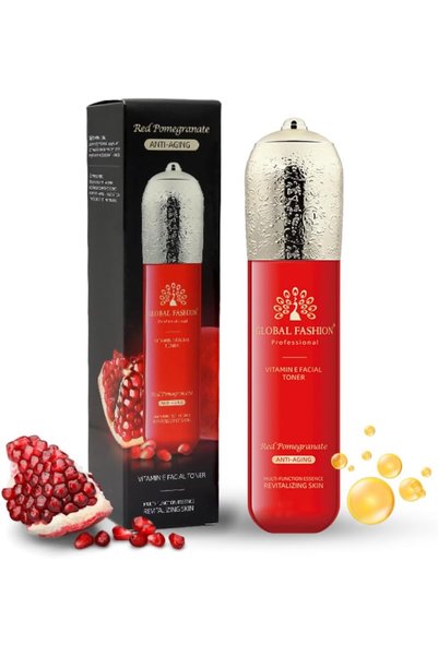 GLOBAL FASHION Professional Hydrating Facial Toner with Vitamin E & Red Pomog...