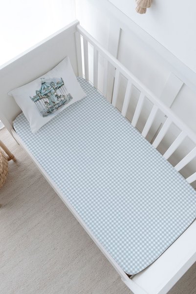 Tuğba Kuğu Set za bebe veličine Čaršav sa lastišem - Kraljevska serija - Plav...