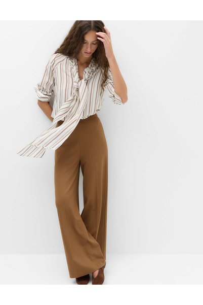 Marks & Spencer Pantaloni largi din jerseu cu elasticitate