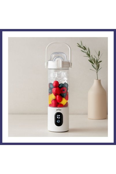 KC NATURAL Şarjlı Taşınabilir Smoothie Blender 700 ml KCNATURA