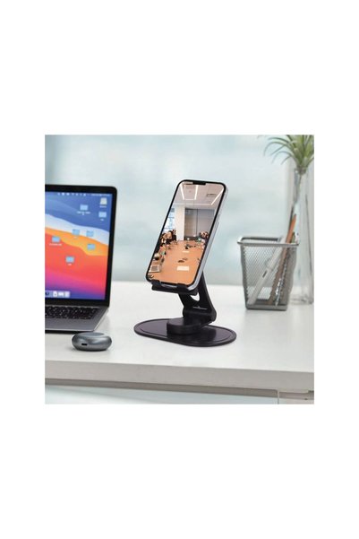 Jumbo Suport Pliabil Rotativ Negru pentru Telefon Mobil
