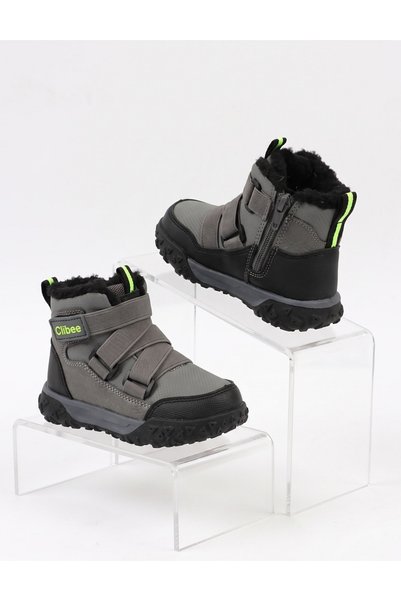 MiniKids Ghete Clibee Sport, imblanite, gri
