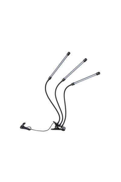ELMOSMART Corp de iluminat LED pentru plante Elmos BQ-GL3-15W 3 brațe 15 W al...