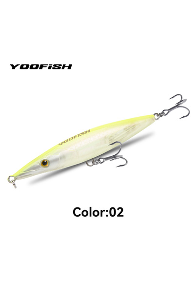 Choice طُعم عائم 90 مم 12 جرام 02 YOOFISH طُعم قلم رصاص عائم 90 مم/110 مم/130...