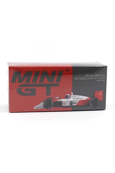 mini gt MGT01123 ماكلارين MP4/4، ألان بروست، سباق اليابان عام 1988، الجولة ال...
