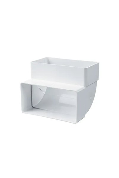 Ventika Conector colțar pentru canal de ventilație KP60-5 plastic alb 60 x 10...
