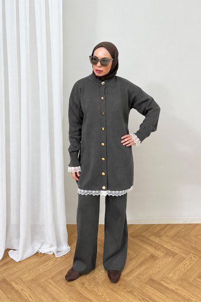 Melike Tatar Lace Knitwear Set 92-9205