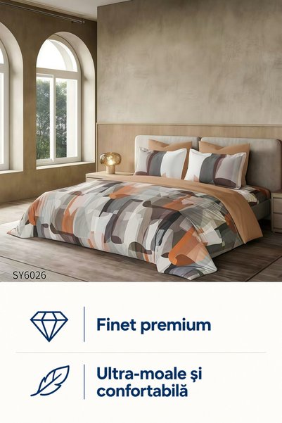 Frasin Select Lenjerie pat dublu, finet premium, Ultra-moale si confortabilã,...